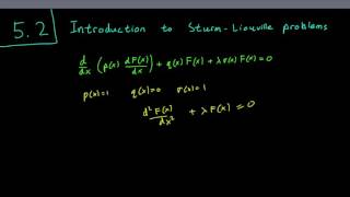 Introduction to SturmLiouville problems [upl. by Lundgren]