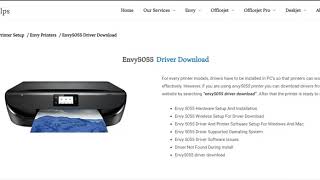 How to Download HP Envy All in One Printer Driver  New 2020 User Guide [upl. by Adnoloy]