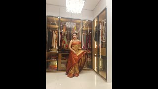 Tissue brocade saree whatsapp 8515999506 [upl. by Eihpos]