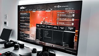 Gigabyte M32U Warzone Gaming Settings [upl. by Aryajay]