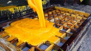 Jaggery Production Process 2018  Traditional Jaggery Making Process [upl. by Abijah]