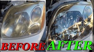 Fastest possible way to restore HEADLIGHTS [upl. by Rednave]