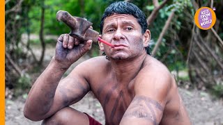 Guarani indigenous people discover the Amazon Indians living at the edge of Rio de Janeiro [upl. by Aniroc]