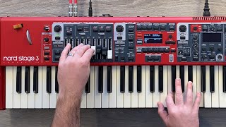 Nord Stage 3  Organ Section Demo and Overview [upl. by Lark]