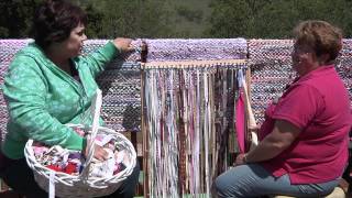 Rag Rug Weaving [upl. by Hairakcaz313]