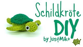 Schildkröte häkeln 🐢 Do it Yourself  Zuschauerwunsch by justMiko [upl. by Lunna]