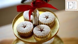 Beths Chocolate Hazelnut Linzer Cookies KIN COOKIE COLLAB [upl. by Sherrer772]