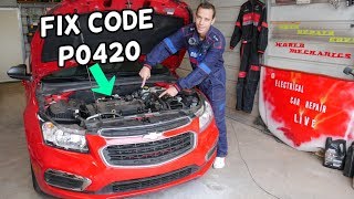 FIX CODE P0420 ON CHEVROLET CRUZE CHEVY SONIC Catalyst System Efficiency Below Threshold [upl. by Sutit644]