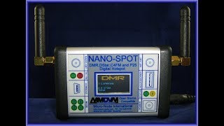 New DMRDSTARFusionP25 NanoSpot WIFI Digital Ham Hotspot [upl. by Arreit]