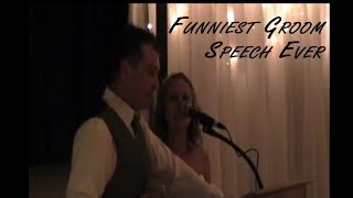 Funniest Groom Speech Ever [upl. by Cybil26]