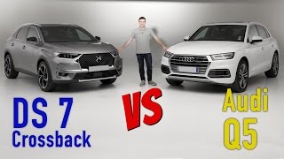 DS 7 Crossback vs Audi Q5  premier match exclusif [upl. by Nolos]