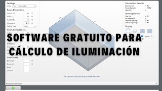 🖥️ SOFTWARE GRATUITO PARA CÁLCULO DE ILUMINACIÓN 💡 [upl. by Lleryt432]