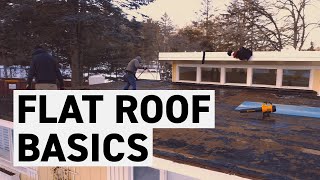 The Basics of a Flat Roof [upl. by Sirak104]