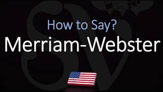 How to Pronounce Merriam Webster CORRECTLY [upl. by Leuqcar]