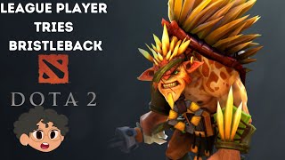 League Player Tries Every Dota 2 Hero Bristleback [upl. by Biondo]