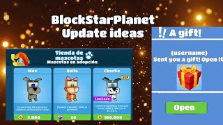 BlockStarPlanet update ideas [upl. by Melone]