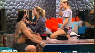 Liz does Austins eyebrows bb17 [upl. by Htebzil]