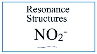 Resonance Structures for NO2 Nitrite ion [upl. by Aihsak]