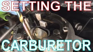 VW Golf Carburetor Adjustments Setting Fast Idle amp Choke on Pierburg 2E2 Carb [upl. by Lauter]