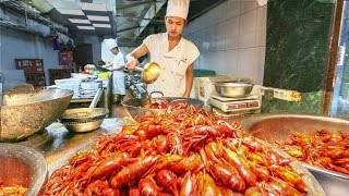 Chinese Street Food Tour in Shanghai China  Street Food in China BEST Seafood [upl. by Rew]