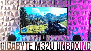 Gigabyte M32U 4K Monitor Unboxing [upl. by Isidora678]