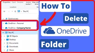 How to Remove OneDrive From File Explorer Windows 10 in 2025 [upl. by Eduard]