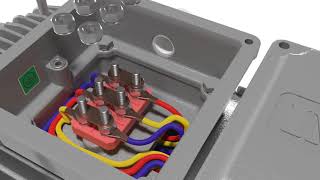 STAR DELTA CONNECTION FOR 3 PHASE MOTORS [upl. by Pacien338]