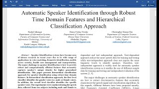 How to write and format a IEEE paper download template [upl. by Jacobah]