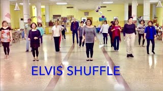 Elvis Shuffle Line Dance Return to Sender [upl. by Forester735]