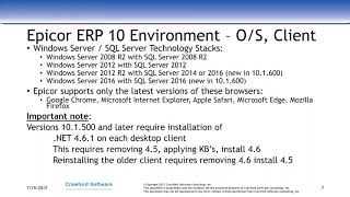 Upgrading to Epicor 101  Best Practices Approach [upl. by Dhumma499]