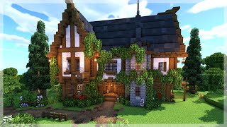 Minecraft How to Build a Medieval TavernInn [upl. by Goldina]