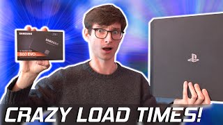 2X FASTER How To Upgrade A PS4 Pro Hard Drive To SSD  AD [upl. by Lemmueu180]