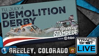 Demolition Derby LIVE  Greeley Stampede Colorado [upl. by Graff]