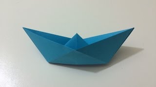 COMO HACER UN BARCO DE PAPEL TUTORIAL PAPIROFLEXIA ORIGAMI [upl. by Eelanna]