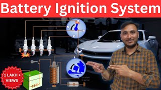 Battery Ignition System in Hindi  Ignition system in Cars  Gear Institute [upl. by Kobi637]