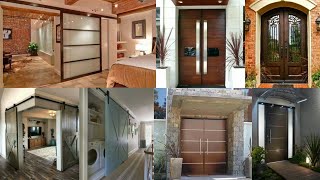 80 Ideas de PUERTAS MODERNAS para interiores y exteriores de casas [upl. by Nilya]