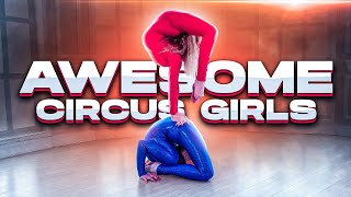 Awesome Circus Girls Extreme Contortion Tricks Professional Contortionist Flexshow [upl. by Llig]