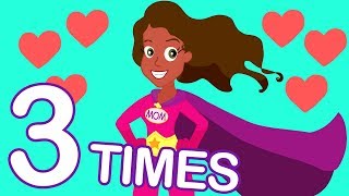 3 Times Table Song  LEARN MATH for Kids Multiplication Song X3 [upl. by Yrocej]