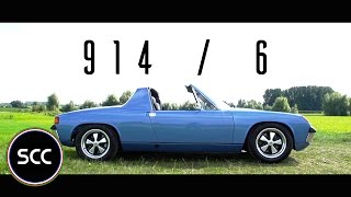 PORSCHE 9146  914 1971  Test drive in top gear  6 Cylinder Boxer Engine sound  SCC TV [upl. by Drarehs418]