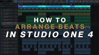 How to Arrange Beats in Studio One 4  Arranging an RampB Beat [upl. by Koval]