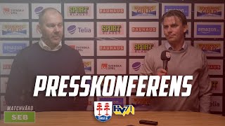 Presskonferens Timrå IK  HV71 [upl. by Ladew]