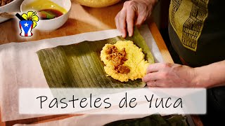 How to make Pasteles de Yuca  Easy Puerto Rican Recipe [upl. by Ylrebmek801]