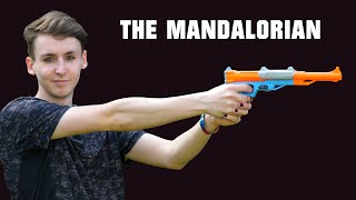 Nerf Mandalorian Blaster  Unboxing Review amp Test  MagicBiber deutsch [upl. by Asiuol]