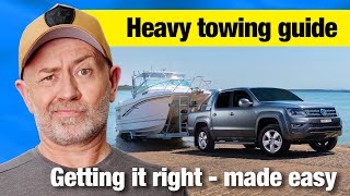 Complete guide to heavy towing GVM GCM amp ATM explained  Auto Expert John Cadogan [upl. by Jammal]