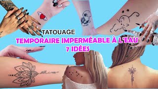 7 FAÇONS  COMMENT FAIRE UN TATOUAGE TEMPORAIRE À DOMICILE  FACILE ET ÉTANCHE [upl. by Anikehs]