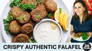 Authentic Lebanese FALAFEL  Fry amp Bake Methods [upl. by Noyek59]