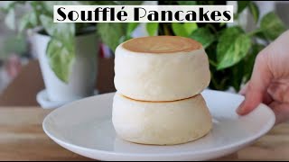 Fluffy Japanese Souffle Pancakes Recipe  Extended version with tutorial [upl. by Gilbye]