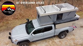 AT Overland Atlas camper on our 3rd Gen Toyota Tacoma [upl. by Fergus]