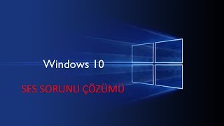 Windows 10 Ses Sorunu High definition audio aygıtı sorunu [upl. by Ynneb877]