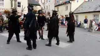 Beltane Border Morris dancing Huntress in Cawsand [upl. by Monica]